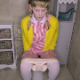 A cute, blonde, Australian girl takes a piss, pushes noisily, if not overly dramatic, and takes a shit with staggered hard plops. She discovers there is no toilet paper left, so she pulls her pants up without wiping. 720P HD. 156MB. Over 6 minutes.